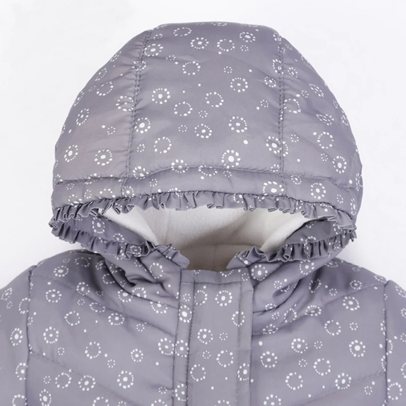 Детский хлопковый комбинезон с капюшоном принтом|clothes newborn|baby snowsuitjumpsuit boy |