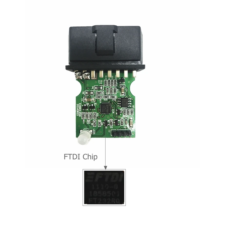 EOBD2 программатор Galletto 1260 OBD/OBDII ECU Flasher OBDII совместимый зеленый PCB FTDI FT232RQ чтение и запись ECU чип Тюнинг инструмент