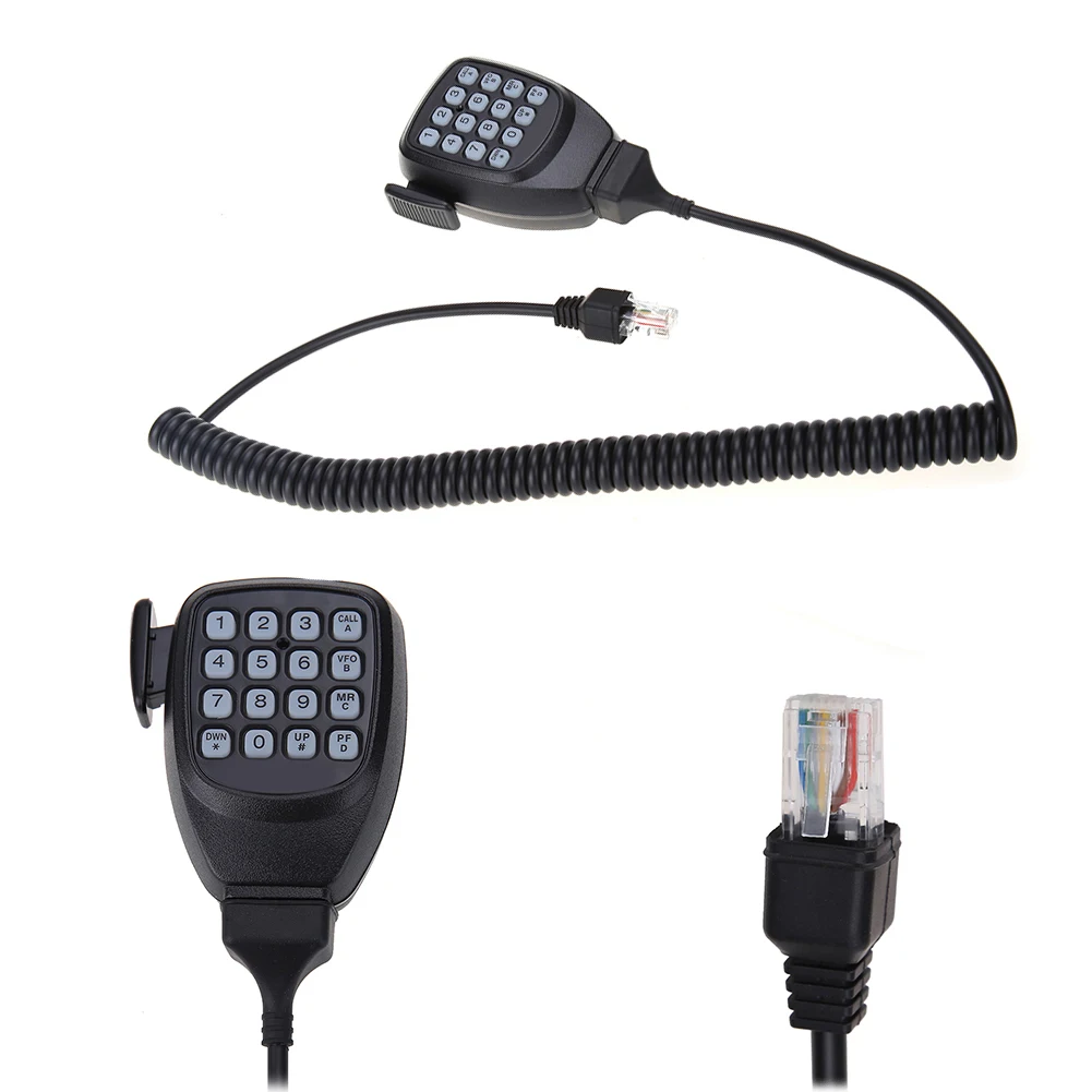 Ручной микрофон с DTMF 16 ключей 8 pin разъем RJ высокого качества Динамик для Kenwood TK 686