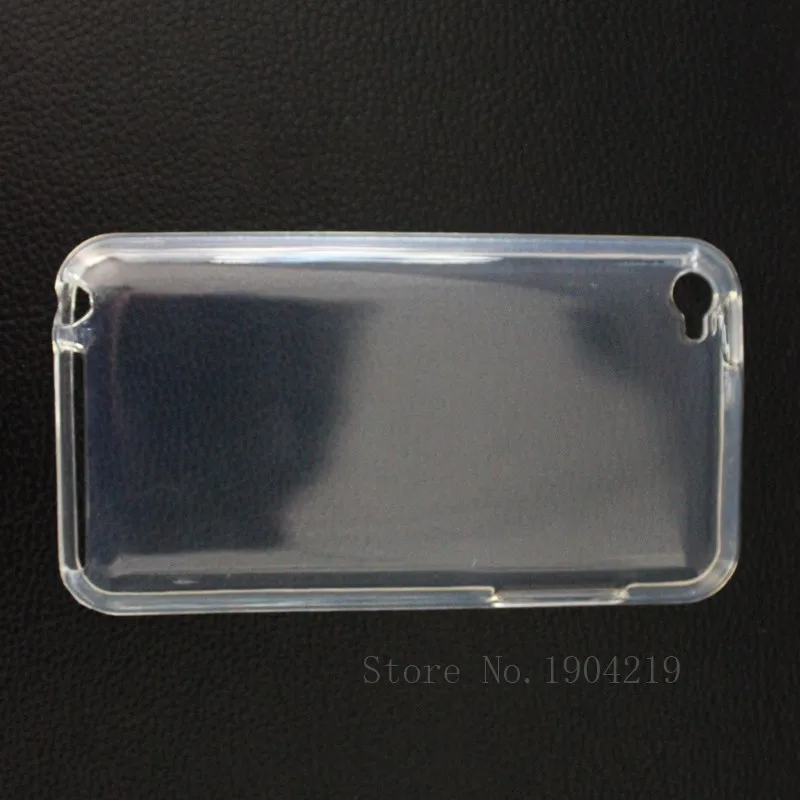 2 шт. Ясно Мягкие Силиконовые Case For Apple iPod Touch 4 4th ТПУ Прозрачная Задняя Крышка Для