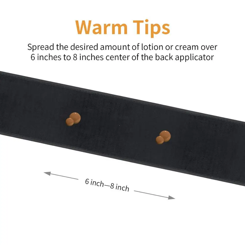 Самозагар лосьон спина аппликатор лента идеально подходит для загара лосьоны