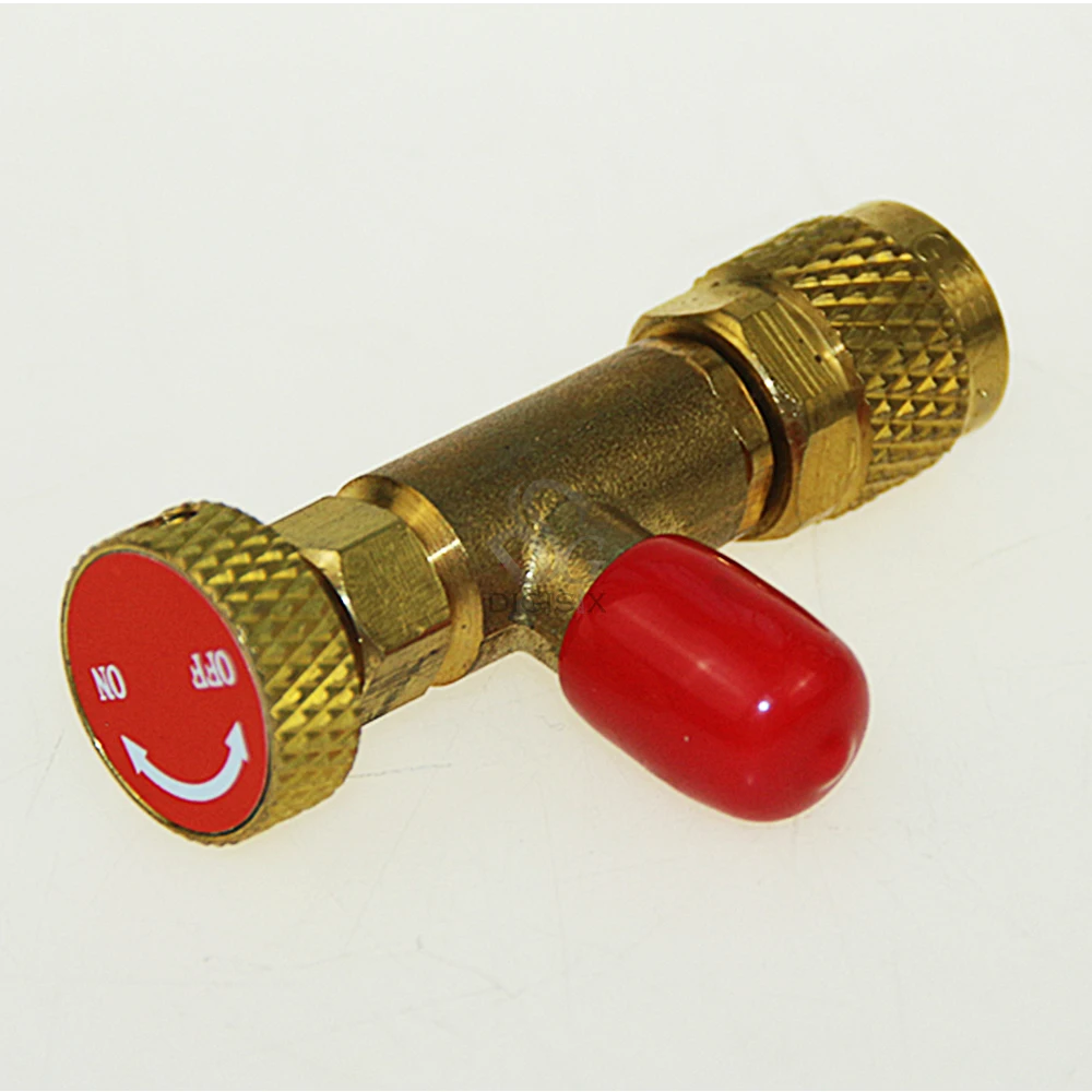 HS 1221 R410A Холодильный зарядный адаптер кондиционер Зарядный Клапан 1/4 &quotSAE Male to