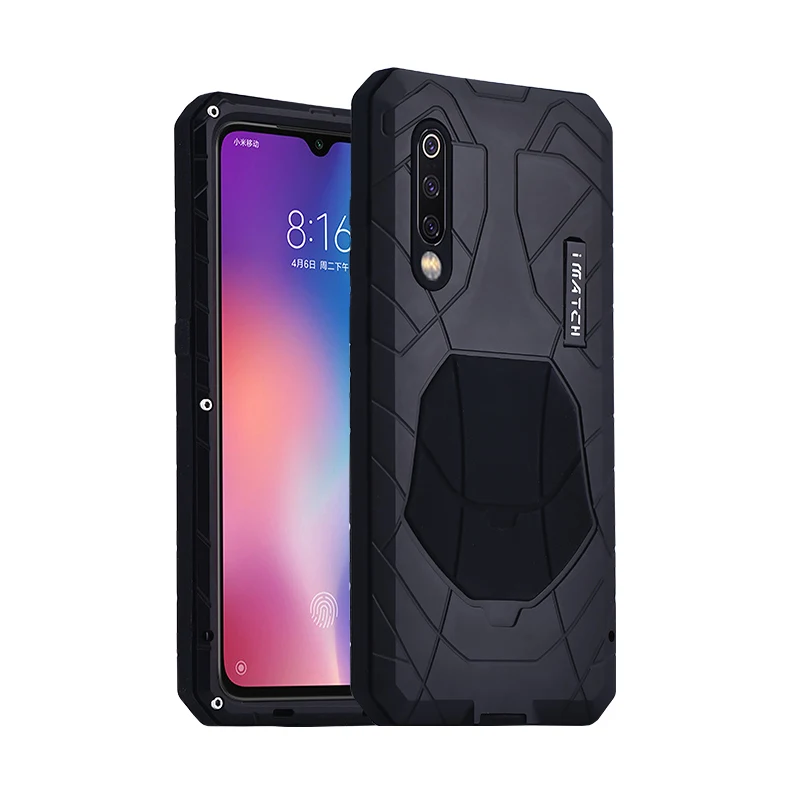 Оригинальный чехол IMATCH для телефона Xiaomi Mi8 Mi9 жесткий алюминиевый металлический