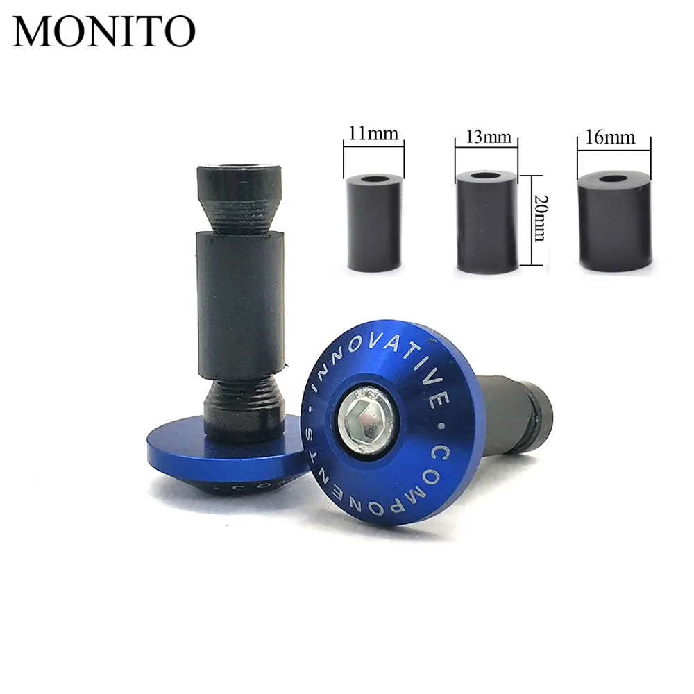 Universal Motorcycle Handle Ends Bar motocross Handlebars Grips For YAMAHA YZF R1 R3 R25 R125 R6 XJR1300 FJR1300 Honda CBR 600 | Автомобили