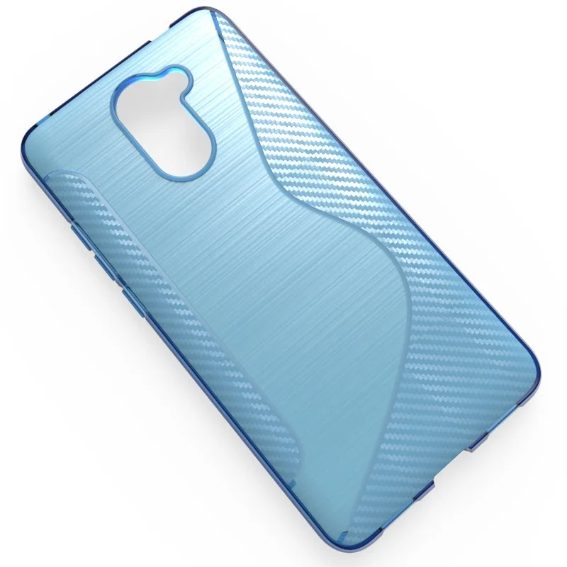 soft shockproof Anti-skid S Line TPU Gel Skin Case Cover For Huawei Y7 / Enjoy 7 Plus |