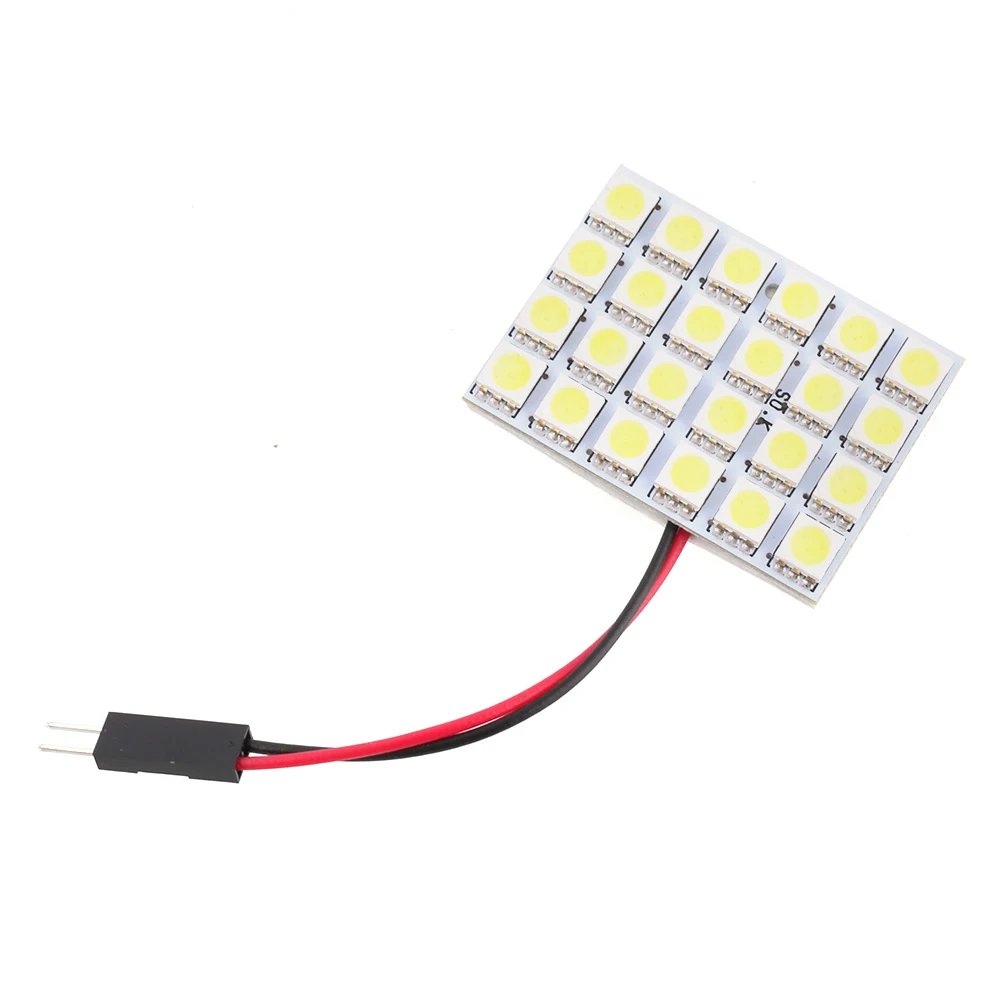 T10 24 SMD 5050 Светодиодный белый светильник автомобильная лампа DC12V Автомобильная