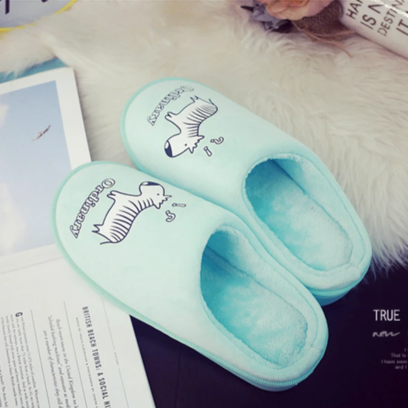 2019 Winter couple cotton slippers female indoor warm non-slip cute bag with the home month lint male winter | Обувь