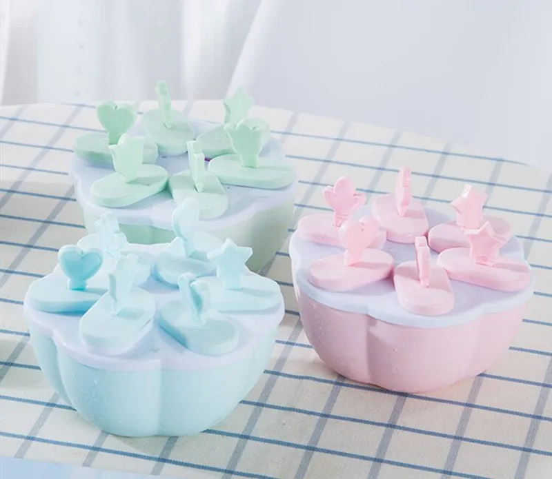 DIY Пластиковые эскимо формы лоток крем форма кубик льда лоток леденец мороженое формы для выпечки формы для мороженого инструменты для приготовления пищи