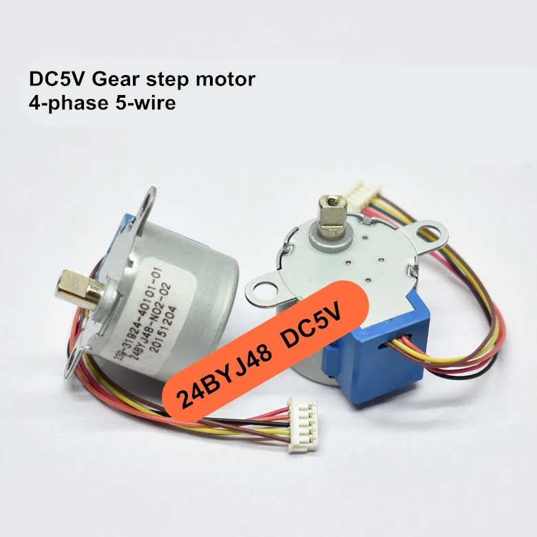 24BYJ48 шаговый двигатель 4 фазный 5 проводной DC5V Миниатюрный двигатель|Шаговый