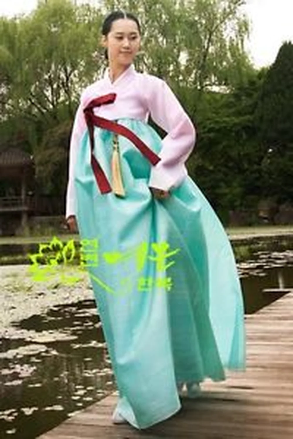 Платье ручной работы на заказ корейский Классический женский костюм ханбок |