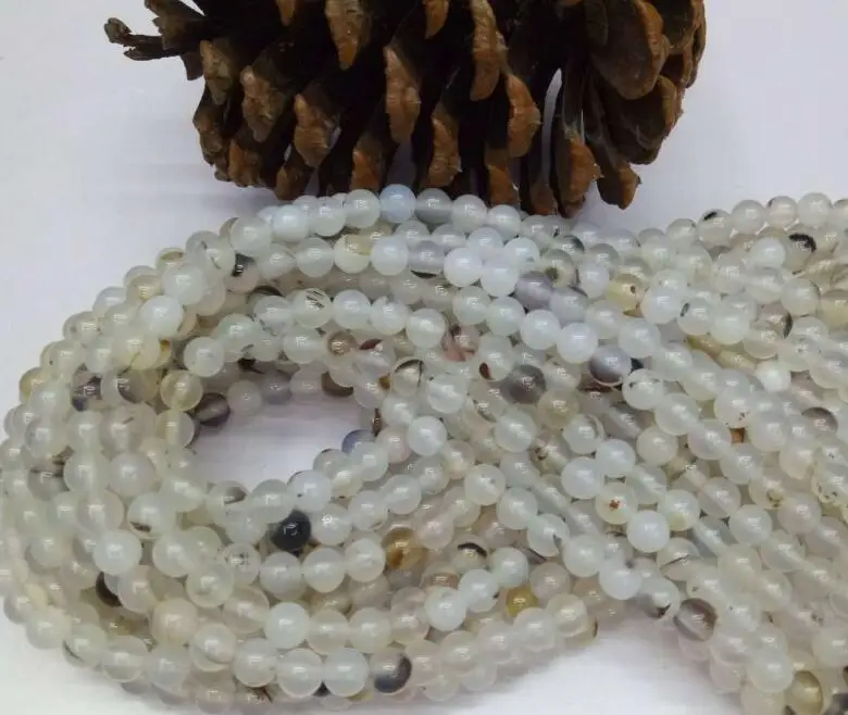 Морские свободные бусы из халцедона DIY натуральные черные халцедоны полуготовые
