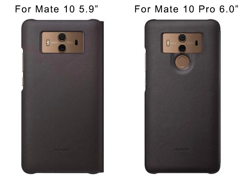 Официальный чехол для huawei mate 10/mate 10 Pro С Откидывающейся Крышкой, умный чехол для телефона из искусственной кожи с окошком для mate 10 mate 10 Pro