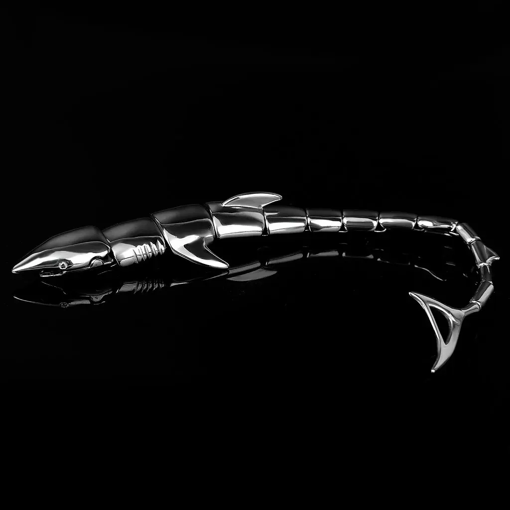 Goth Punk Новинка Браслет из нержавеющей стали браслет Акула подарок|shark bracelet|bracelet