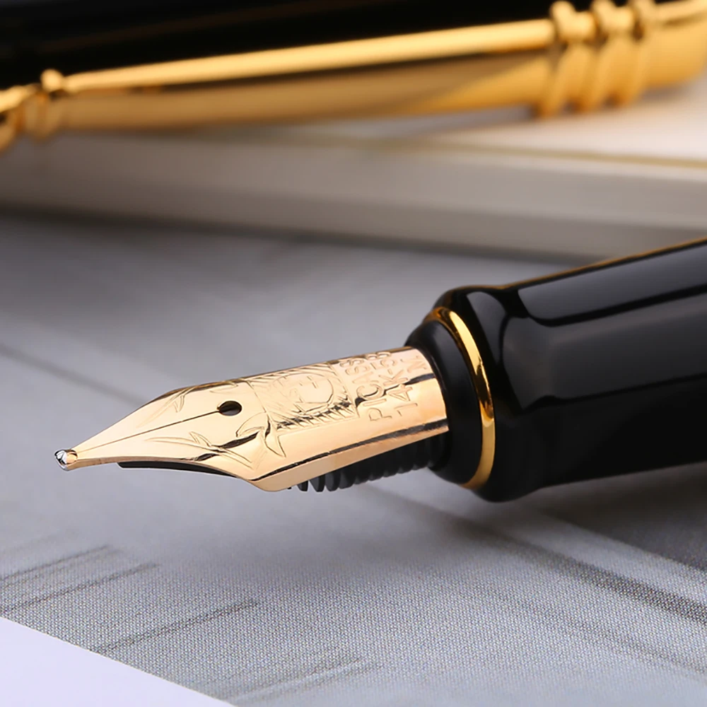 Пикассо 90 для женщин и цветов 14K Золотая перьевая ручка яркий цвет с оригинальной подарочной коробкой для письма подарочной коллекции