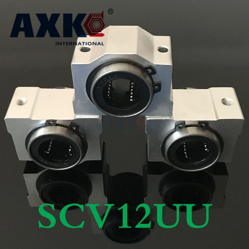 Линейный Корпус подшипника Sc12vuu Scv12uu Sc12v с линейным подшипником Lm12uu 12 мм рельса