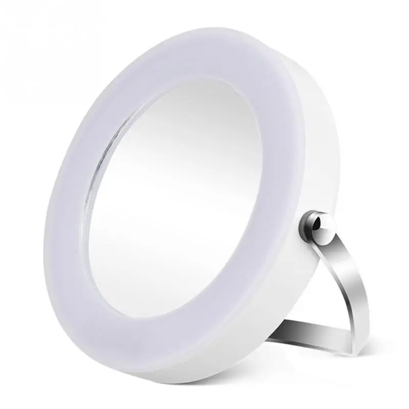 Новый 3X увеличительное зеркало косметическое светодио дный присоска-замок яркий