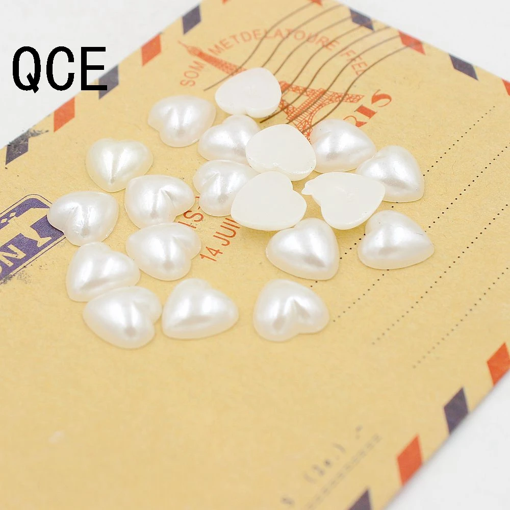 Разноцветные бусины с имитацией жемчуга 72 шт./лот Размер 10 мм полукруглые плоским