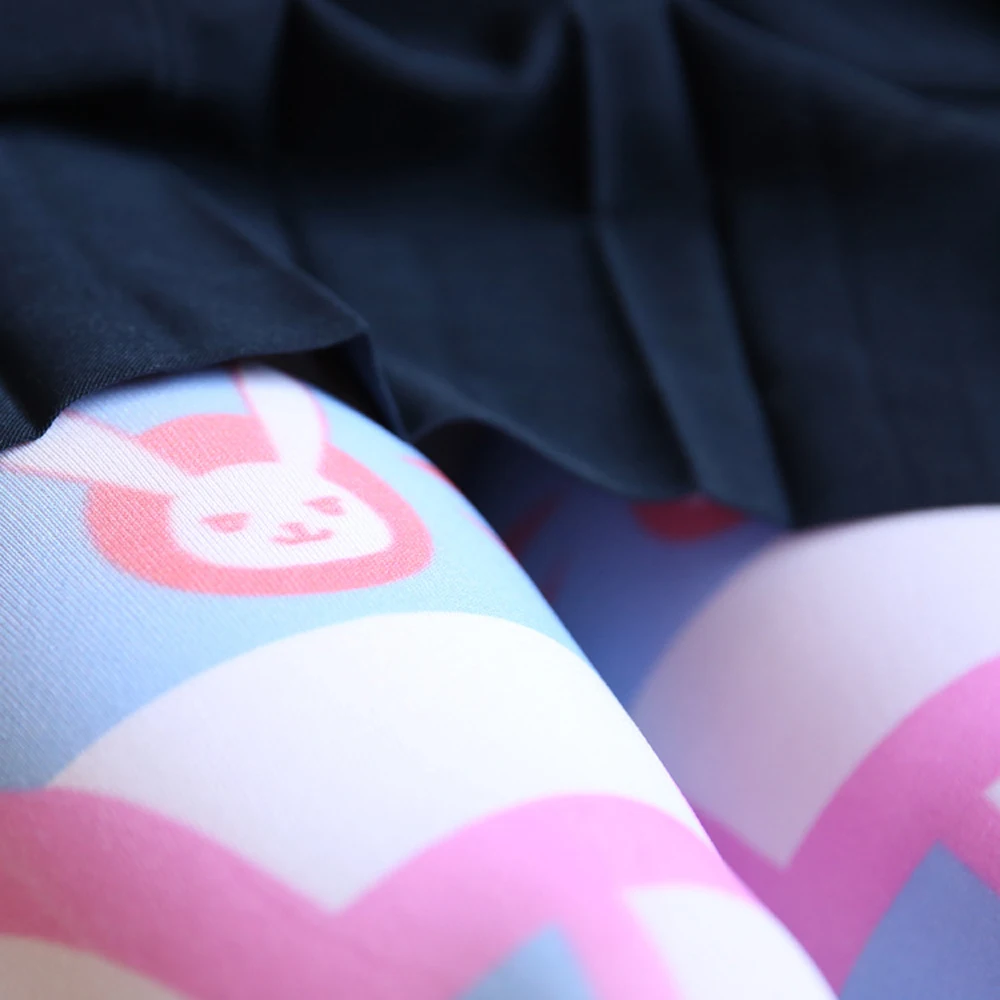 VEVEFHUANG японские OW DVA D. va женские длинные носки плотные каваи Лолита девушки косплей теплые шелковые чулки и колготки новые леггинсы
