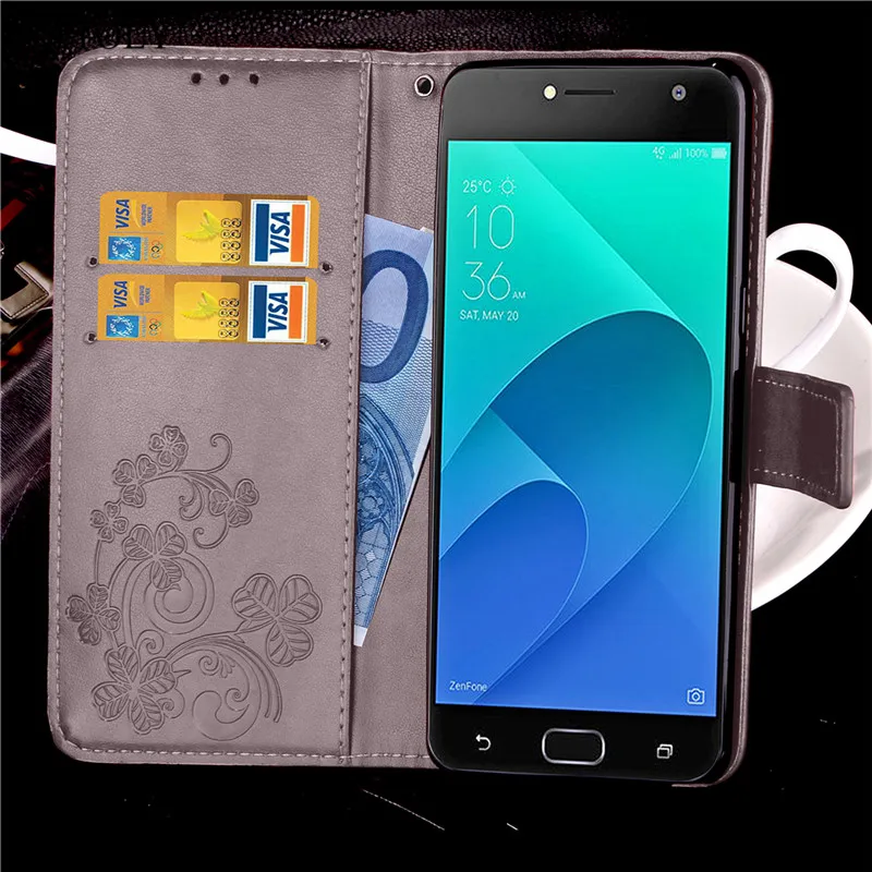 Чехол HATOLY для Asus Zenfone 4 Selfie Pro ZD552KL чехол книжка из искусственной кожи кошелек ТПУ