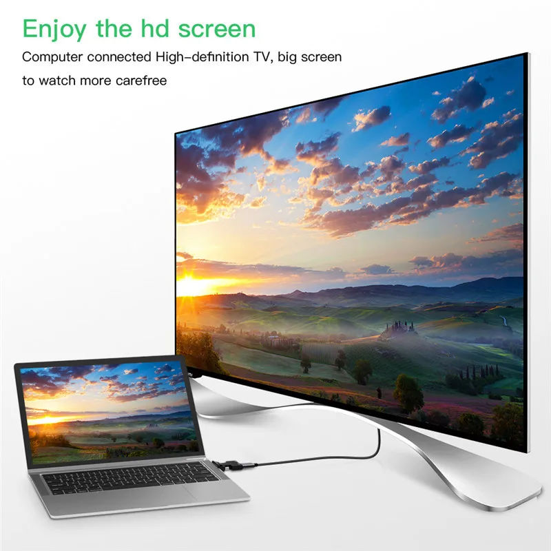 Hdmi-vga адаптер с аудио кабелем HD 1080P цифро-аналоговые аудио и видео HDTV конвертер кабель для ноутбука PS3 коробка проектора