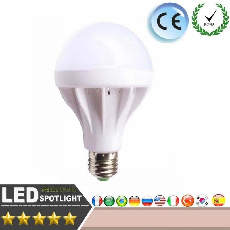 Светодиодные лампы E27 E14 B22 GU10 3 Вт 5 15 110 В 5730 SMD высокой яркости освещения Bombillas