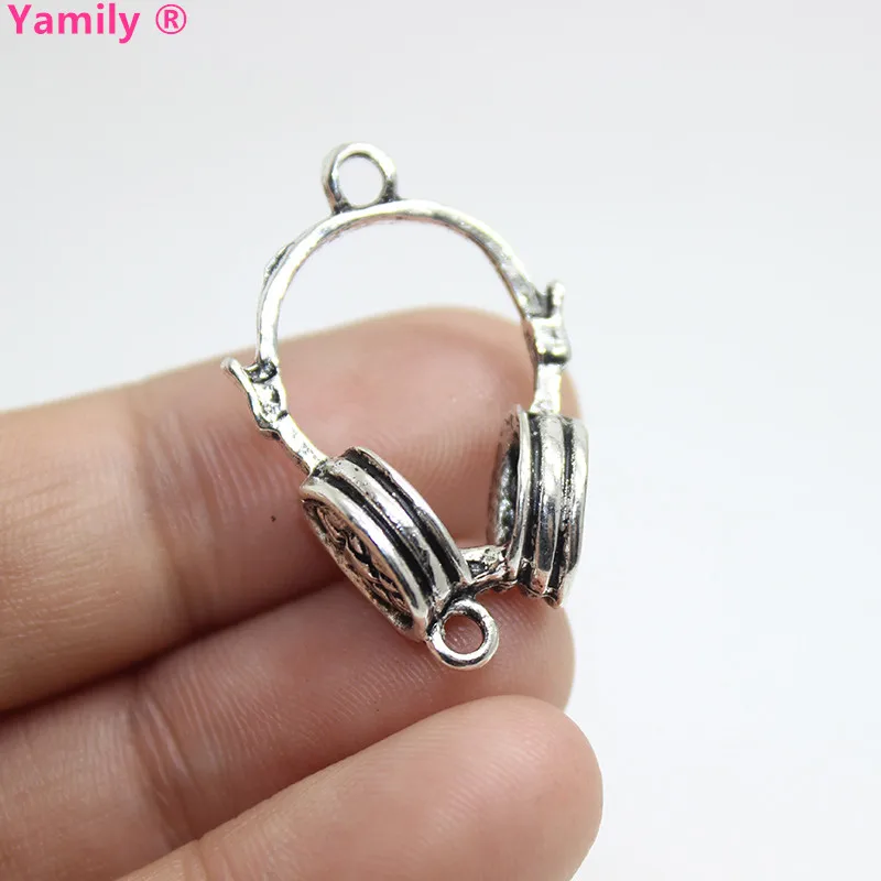 Подвесная Подвеска для наушников 29x21x8 мм 6 шт.|charm pendant|headphones charmsilver charm pendant |
