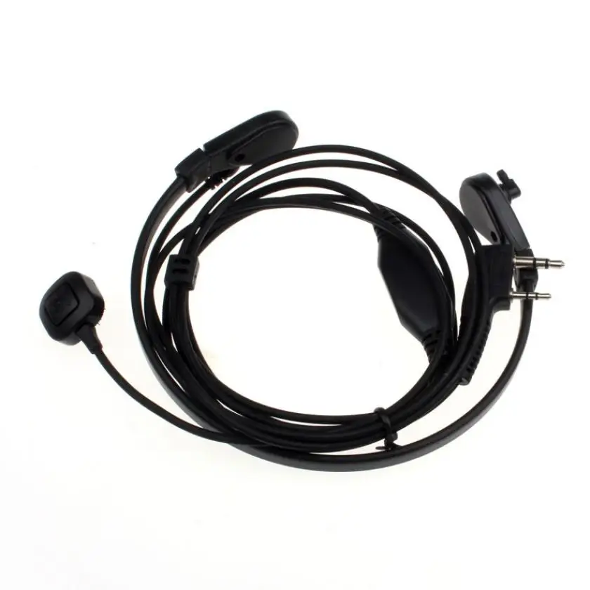 HIPERDEAL горло микрофон гарнитура наушники PTT для Baofeng UV5R UV3R BF-888 BF-999 Универсальные
