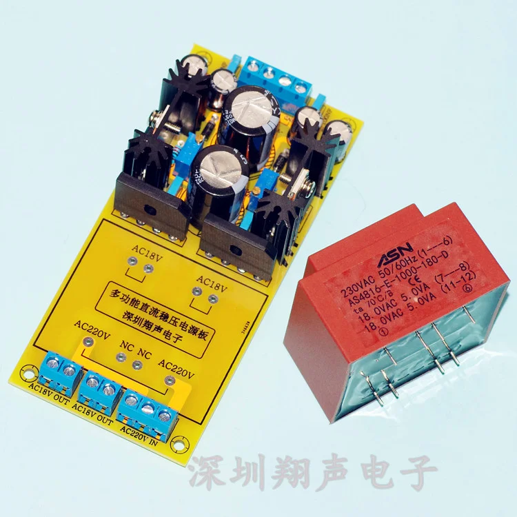 

LM317 Adjustable Steady Voltage Power Board DC Regulated Power Board