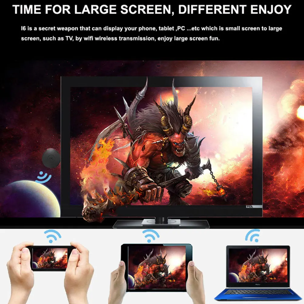 Черный HDMI 1080 P медиа видеостример адаптер 2 го поколения для Google|SmartTV-стики и