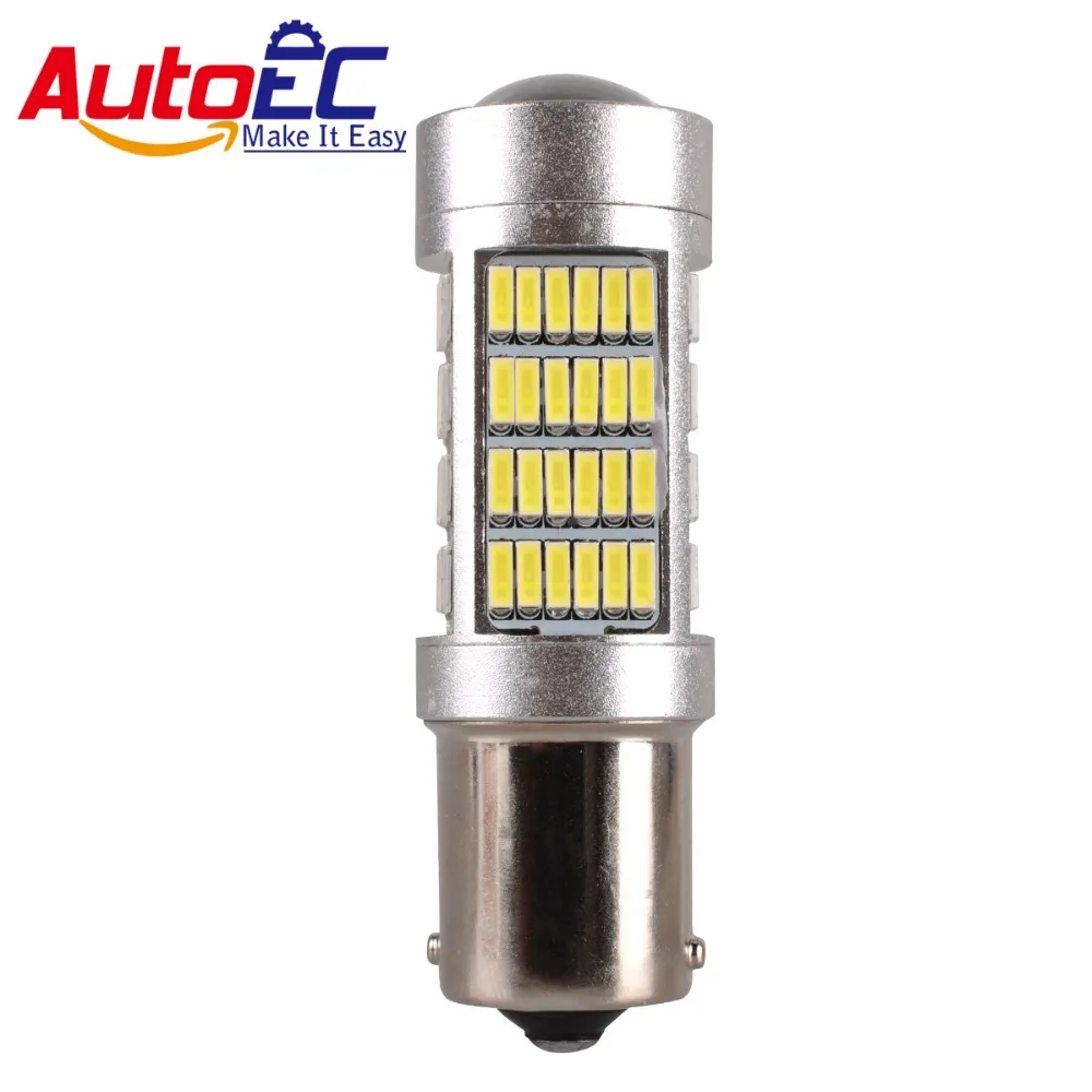 

AutoEC 1156/1157 108 smd 4014 Led Turn Signal LED Lamp Super Bright LED Light for universal Cars DC12-24V 50pcs/lot #LF74