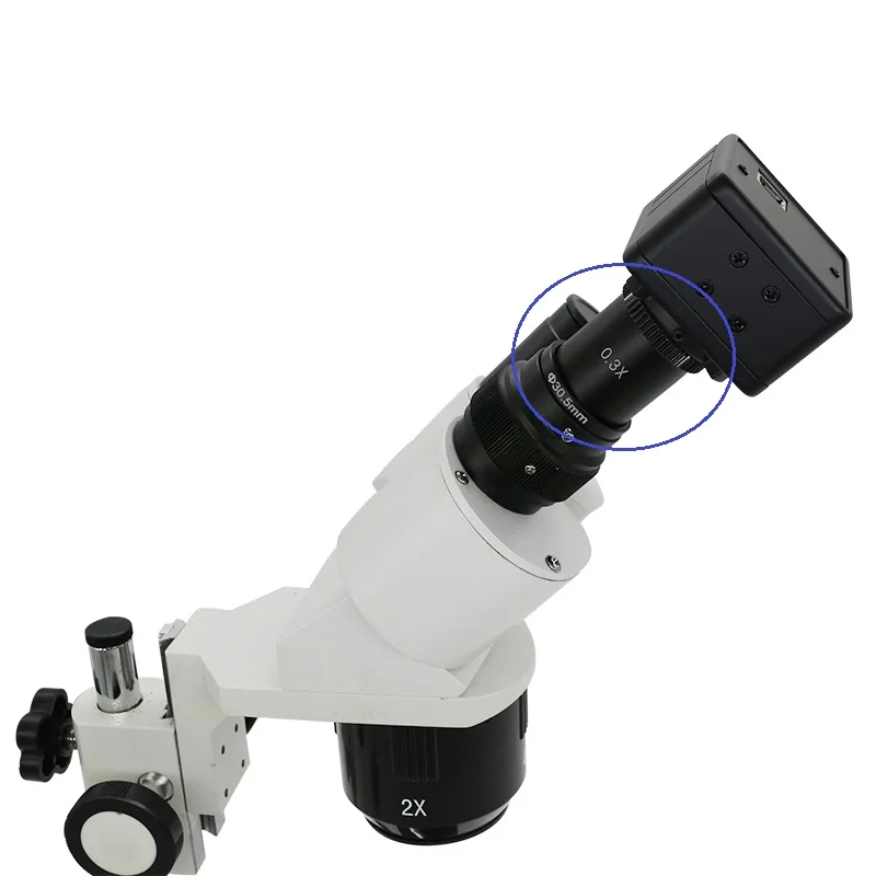 0.3X C-mount адаптер объектива для CCD CMOS промышленной камеры цифровой окуляр подключен с микроскопом снижение релейный объектив