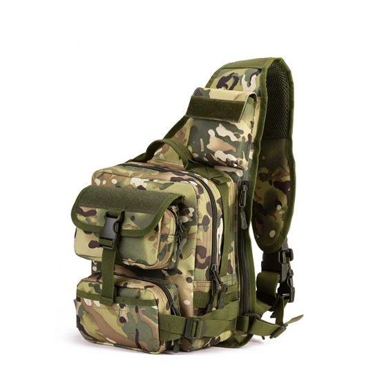 Sinairsoft Открытый Спорт Восхождение нейлон тактика сумку на одно плечо Слинга Груди Велоспорт Военный Рюкзак Тактические армейскими сумками - Цвет: CP