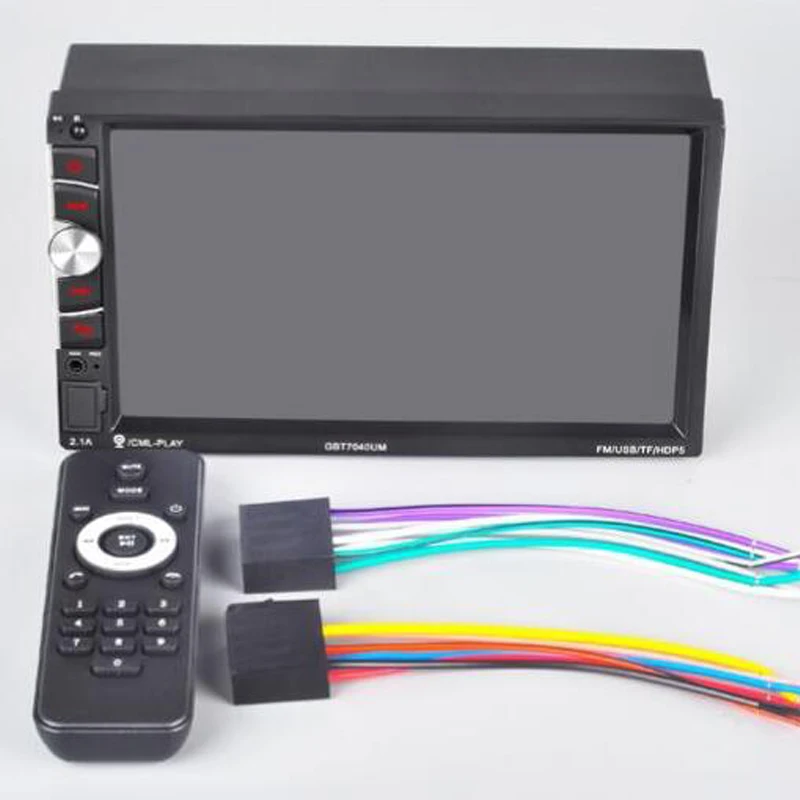 Whexune 2018 Новый 2Din Multimidia HD видео 7 дюймов Сенсорный экран автомобиля Mp5 плеер Bluetooth 4.0