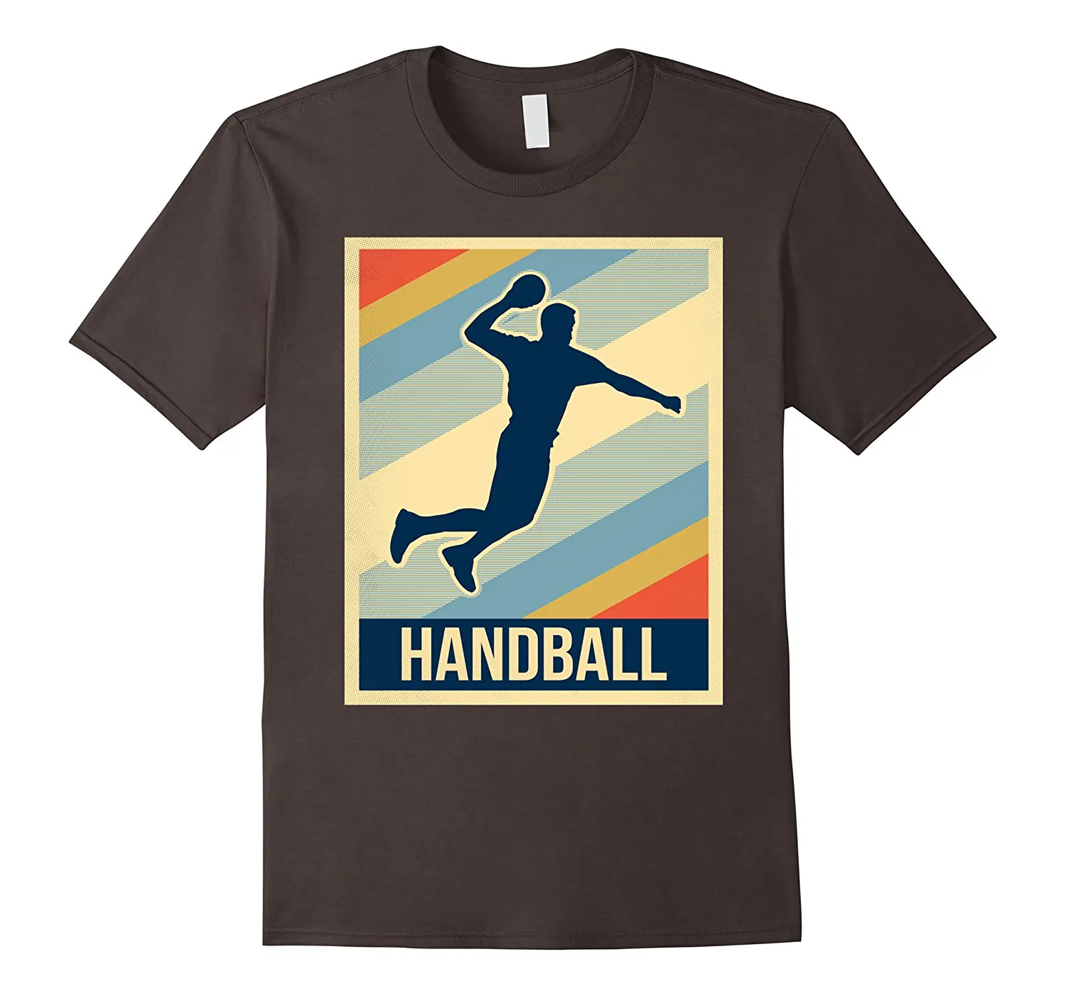 

Men'S Lastest Simple Style Retro Handball Tshirt Tee Shirt