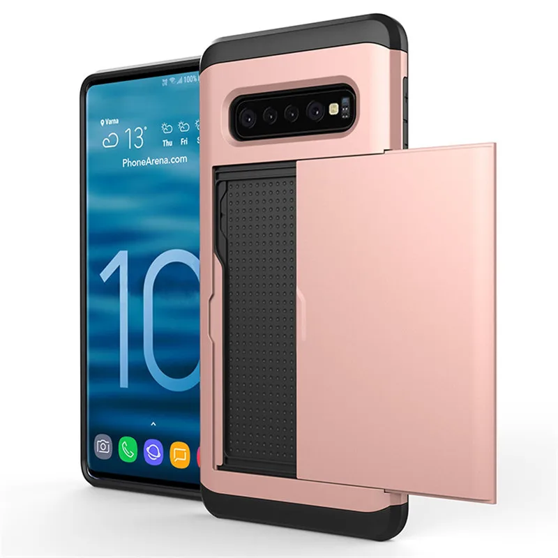 Чехол для Samsung S10 5G Plus S10E Armor Slide Card чехлы Galaxy + | Мобильные телефоны и аксессуары
