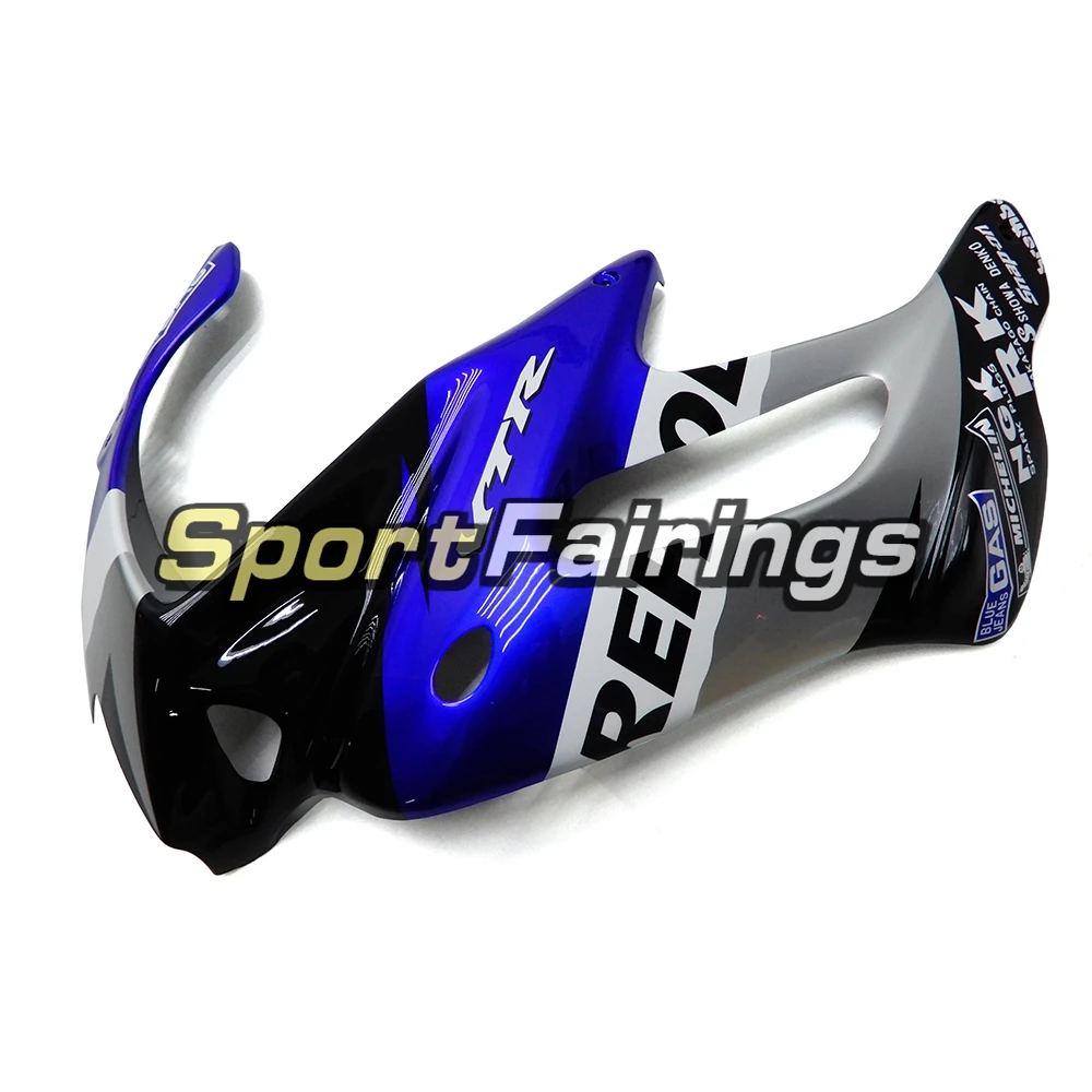 Полные Обтекатели для Honda VTR1000F Firestorm 97 98 99 00 01 02 03 04 05 1997 2005 ABS черный комплект синих