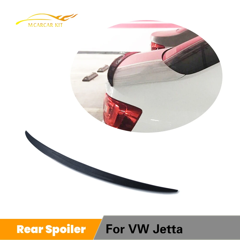 Спойлер на задний багажник из углеродного волокна для Volkswagen VW Jetta Sedan 4 двери 2012 2013