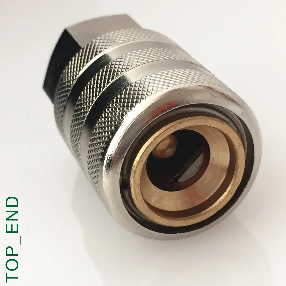 Открытые торцевые наконечники никелированные латунные воздушный патрон резьба