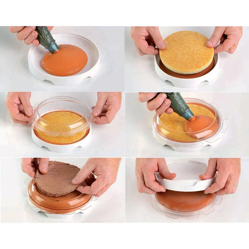 Белая круглая силиконовая посуда для выпечки мусса формочка десерта сделай сам