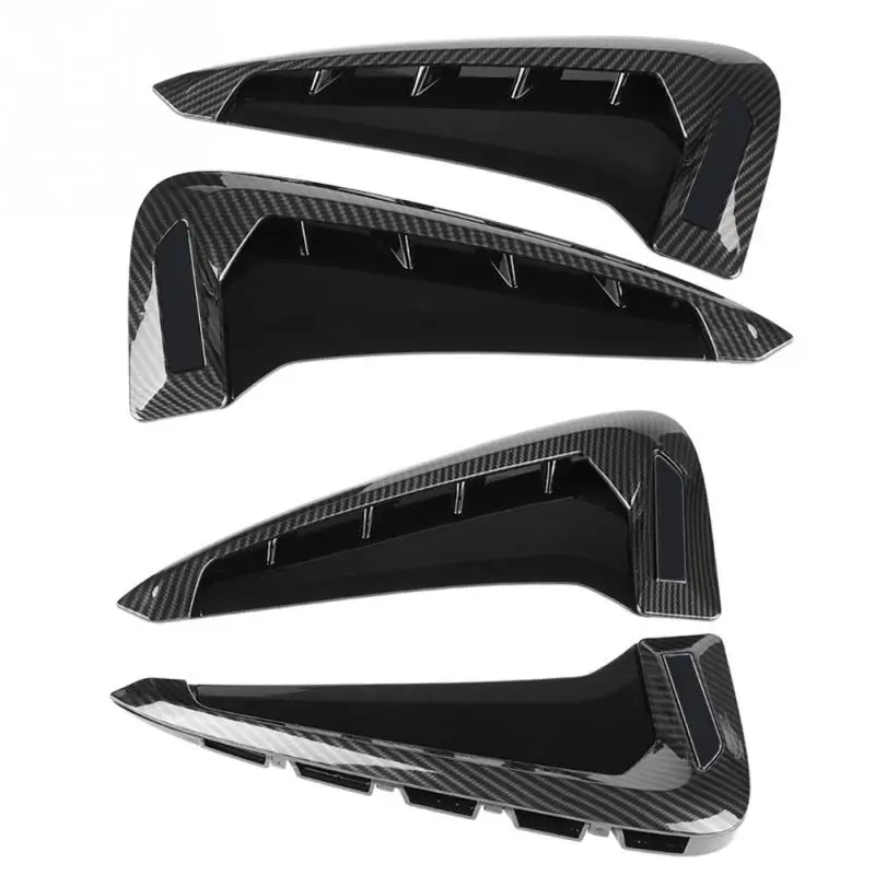 

2Pcs Car ABS Side Air Flow Fender Cover Trim for BMW X5 F15 2014 2015 2016 2017 2018 Stainless Steel Carbon Fiber Car Exterior