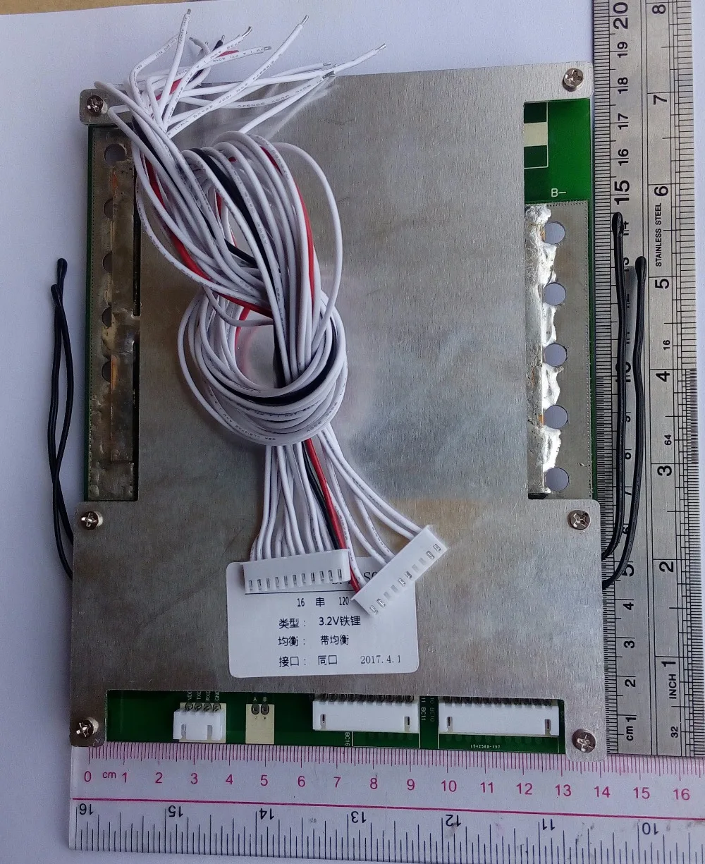 16S 150A LiFePO4 BMS/PCM/PCB плата защиты батареи для 16 пакетов 18650 батарея электрический