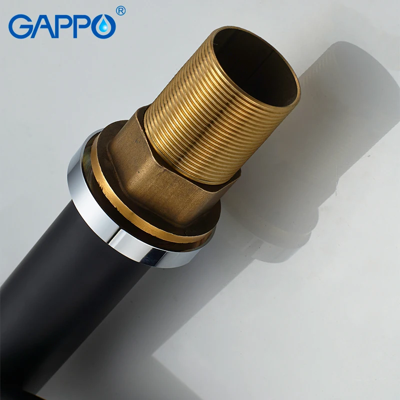 GAPPO смеситель для раковины черный водопад кран смесители ванны краны воды на