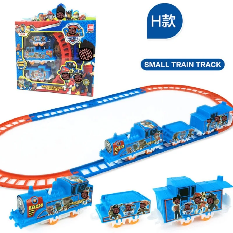 Электрический трек сделай сам маленький поезд головоломка собранный игрушка