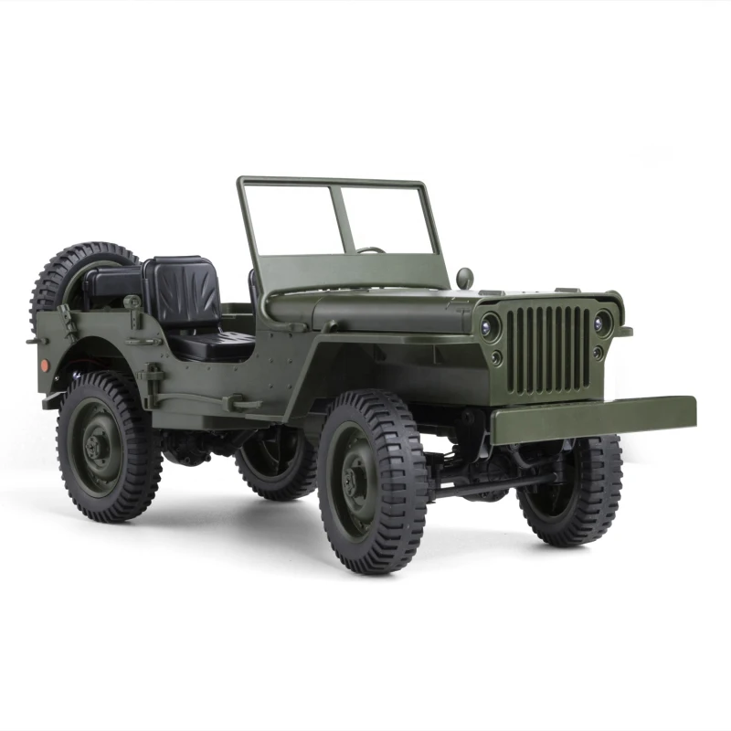 Военная Модель, электрические игрушки, 1:10, Масштаб 2,4 г, 4WD, Вторая мировая война, армия США, RC, Willys, Джип, Игрушечная модель грузовика, для подарка, детская коллекция