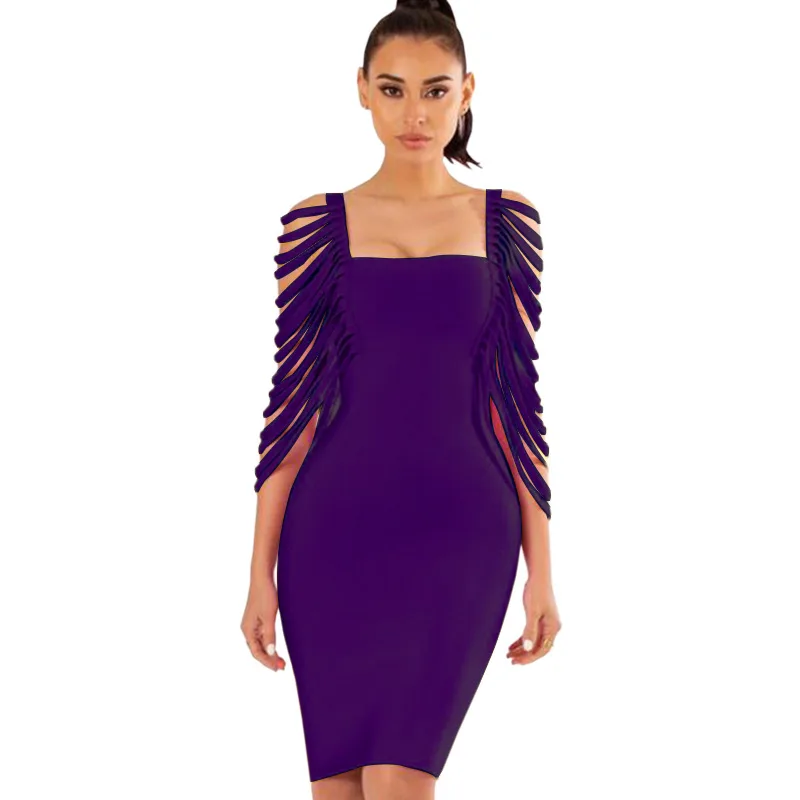 Повседневное облегающее платье женская мода 2021 пикантные облегающие