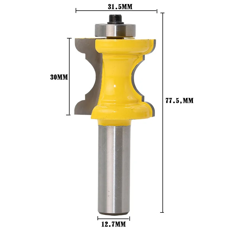 

8 mm 1/4 1/2 Shank Woodworking Router Bit Chisel Cutter Wood Milling Tool kit set