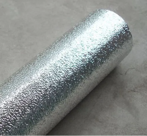 

51cmX2m Kitchen Aluminum Foil aterproof Self adhesive Silver Film Shelf Drawer Liner DIY Insulation Sticker