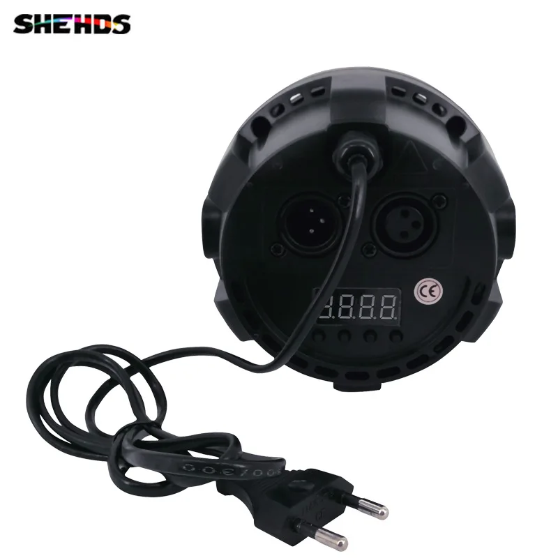 SHEHDS Светодиодный прожектор 12x3 Вт фиолетового цвета, УФ-освещение с DMX512 для дискотеки, DJ, проектор, вечерние, фиолетовые