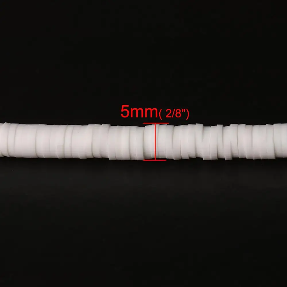 DoreenBeads 3 нити (300 шт./нить) полимерная глина Katsuki плоские бусины круглые для