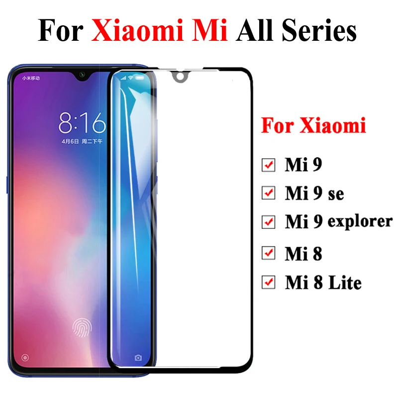 Защитное стекло для Ksiomi Mi 9 Se Explorer Mi9 защитный чехол Xiaomi 8 Lite защитная пленка